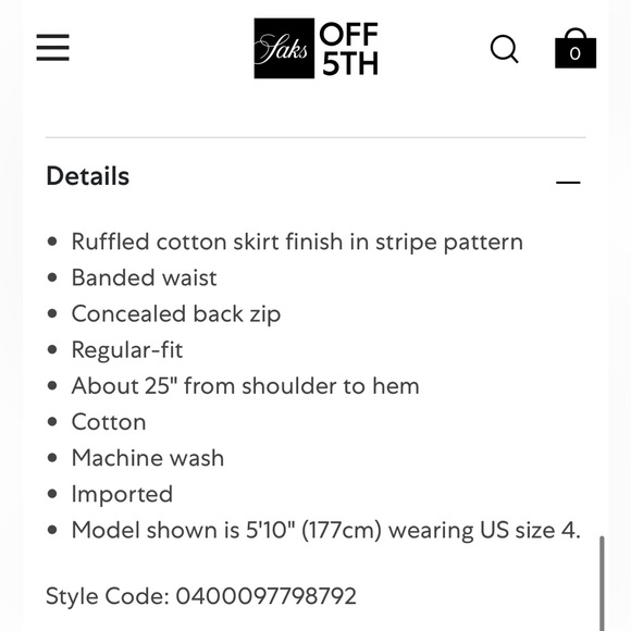 Maggie Marilyn I just want to be free strip high low asymmetric ruffle skirt - Picture 9 of 10